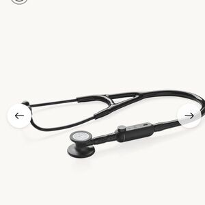 Black Stethoscope with Electronic Features